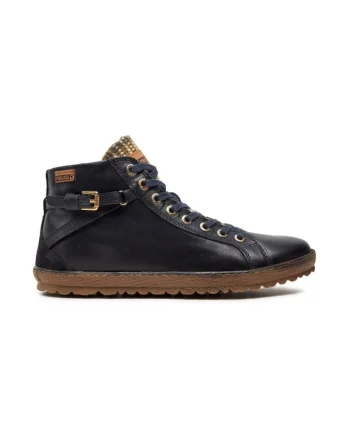 Botine dama,  304358, Piele naturala, Bleumarin1