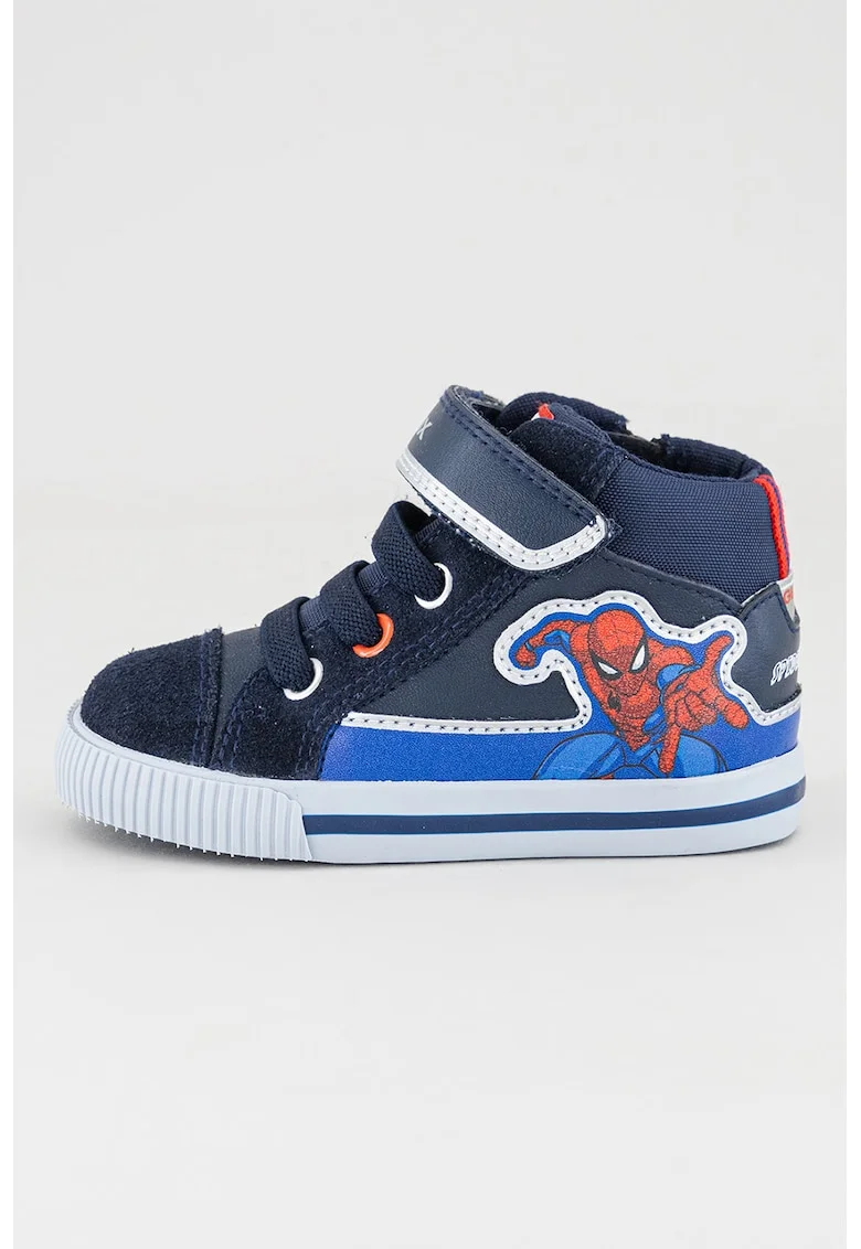 Pantofi sport mid-high cu insertii de piele Kilwi, Bleumarin