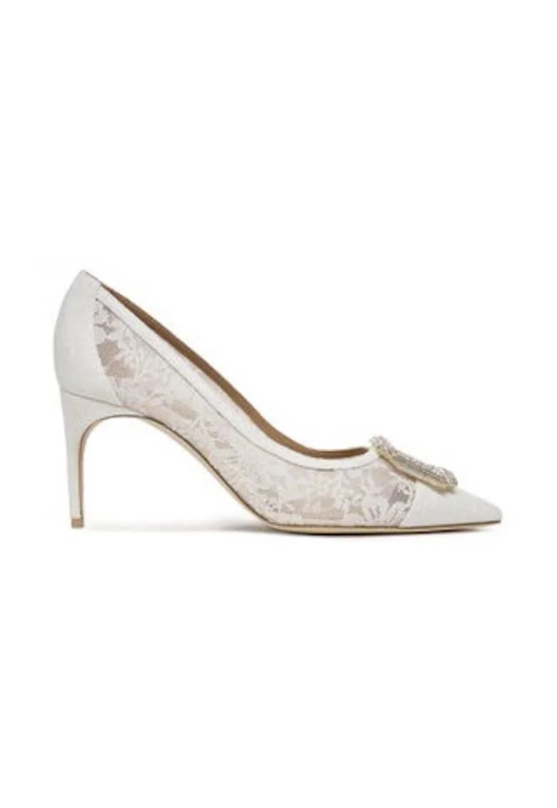 Pantofi dama  Monroe 70-10, piele naturala, alb, Alb