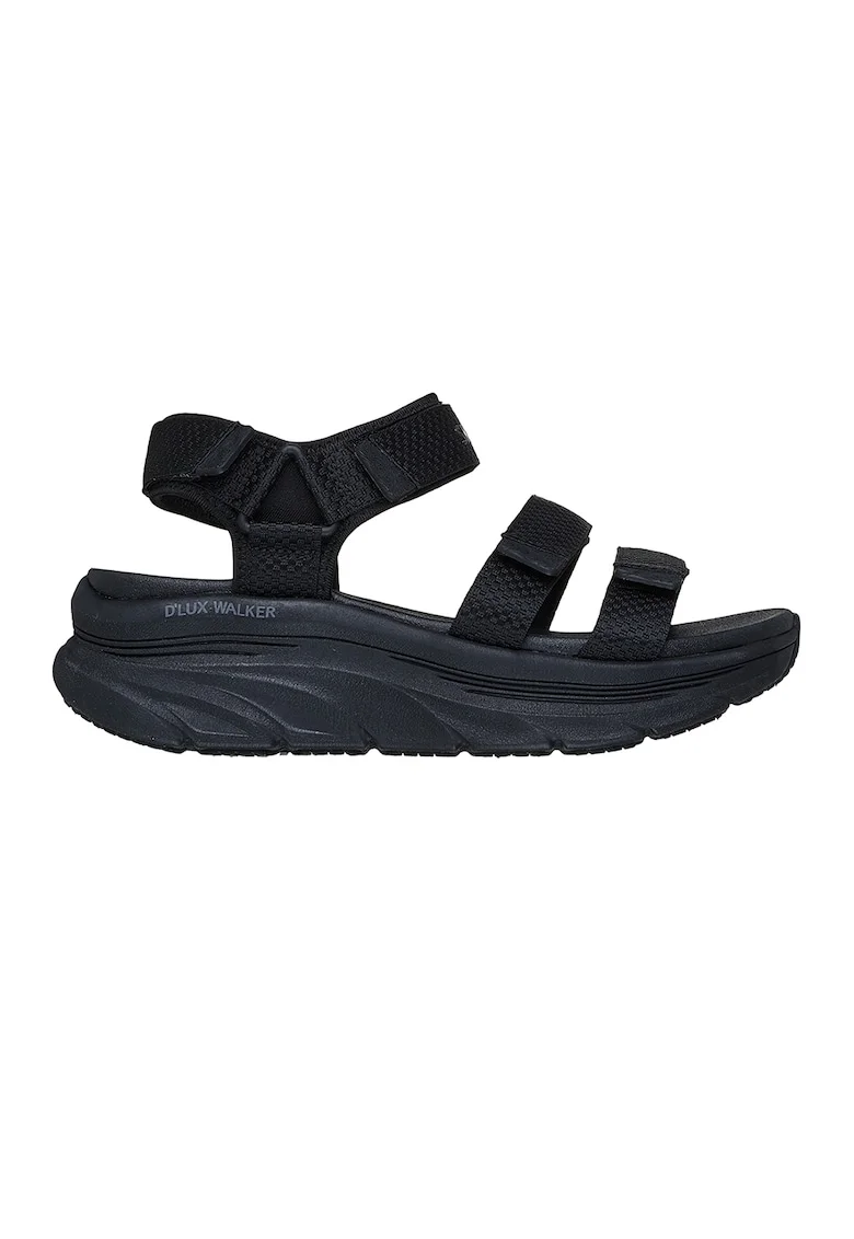 Sandale cu velcro D'Lux, Negru