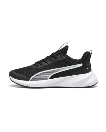 Pantofi sport Flyer Lite 3 de plasa cu logo, Alb/Negru