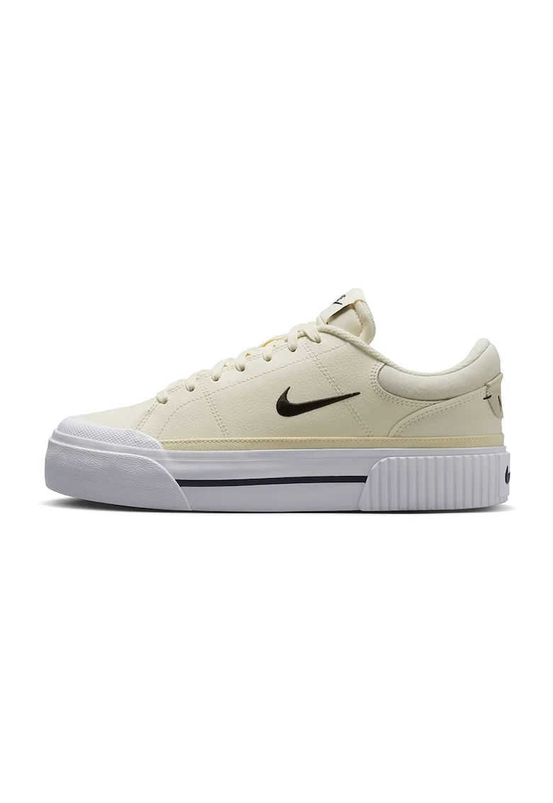 Pantofi sport din piele cu garnituri din material textil Court Legacy, 46794