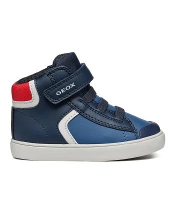 Pantofi sport mid-high cu velcro, Bleumarin