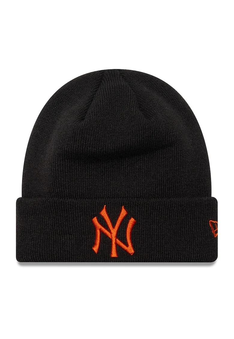 Caciula cu broderie logo League Essential, Negru/Portocaliu stins