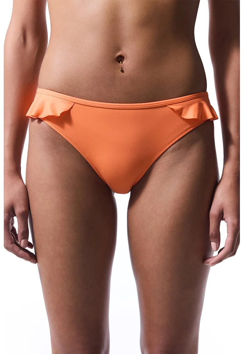 Bikini cu model uni, Portocaliu