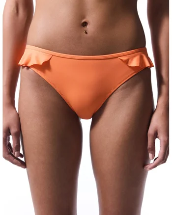 Bikini cu model uni, Portocaliu