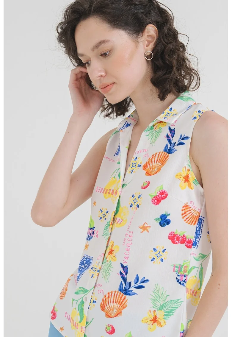 Camasa fara maneci Elite, Multicolor