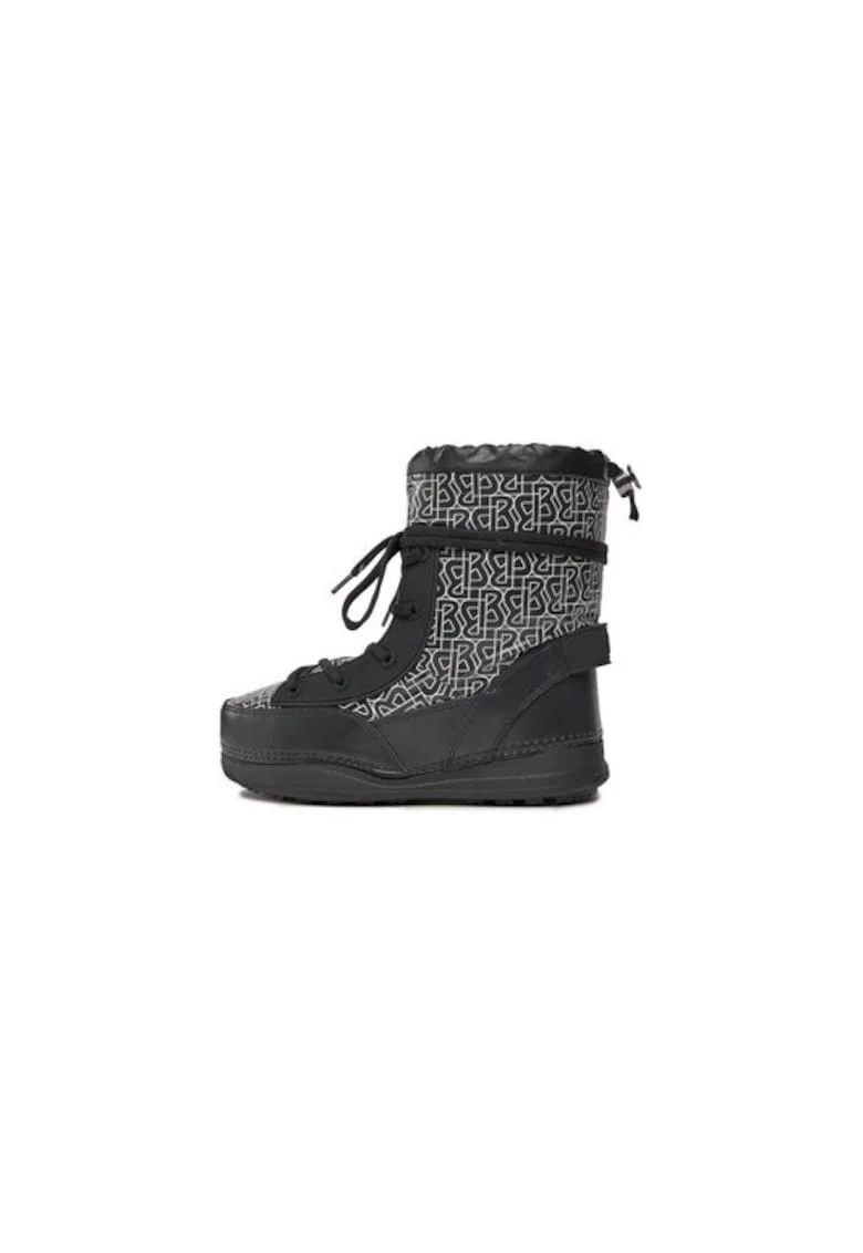 Ghete dama  303159078, Piele ecologica, Negru, Negru