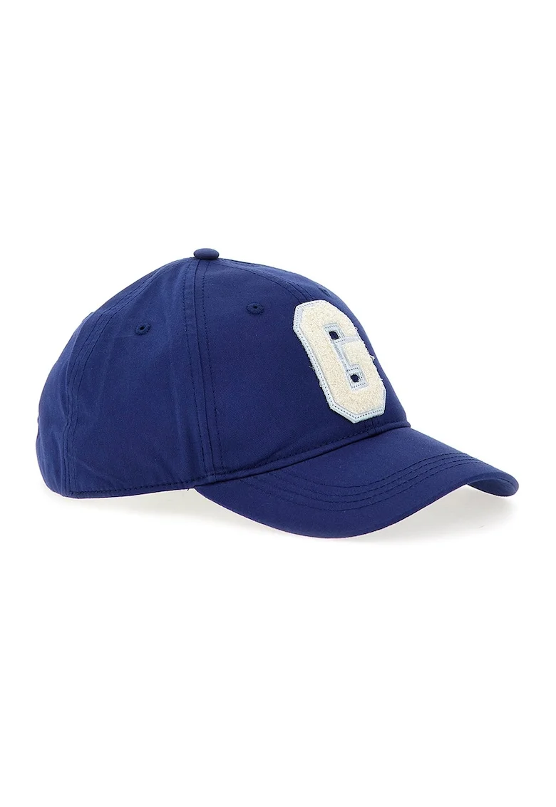 Sapca cu aplicatie din material terry, Albastru indigo