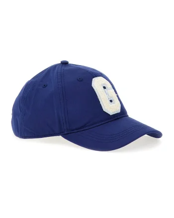 Sapca cu aplicatie din material terry, Albastru indigo