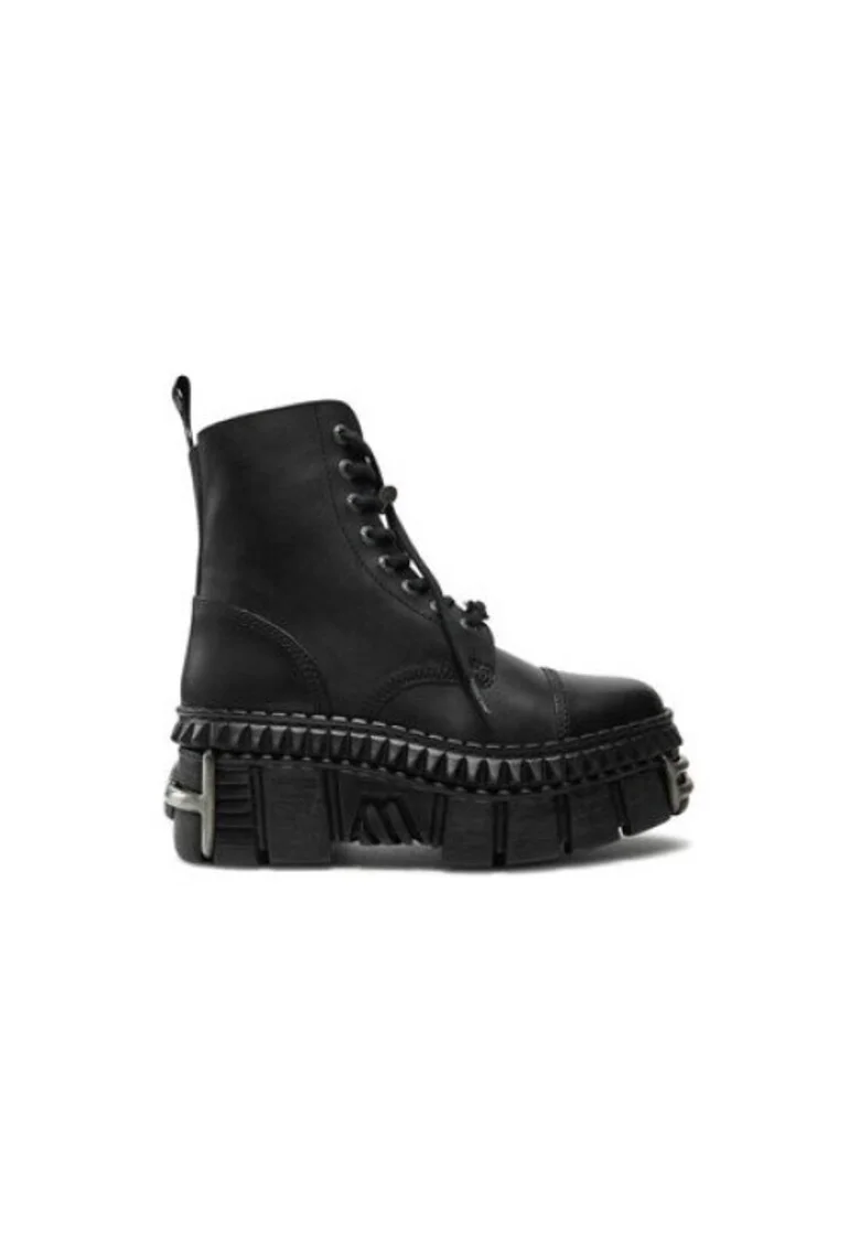 Ghete dama,  piele ecologica, negru, Negru