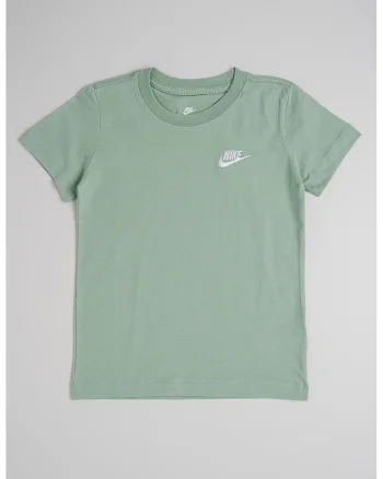 Tricou din bumbac cu decolteu la baza gatului Futura, Verde deschis