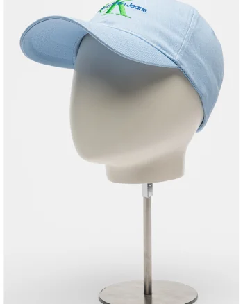Sapca baseball ajustabila cu broderie logo, Albastru glaciar