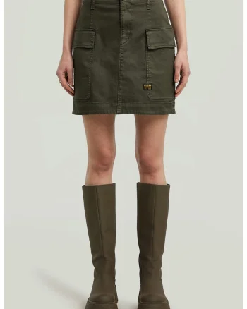 Fusta cargo scurta, Kaki inchis