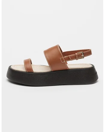 Sandale slingback flatform, Maro scortisoara