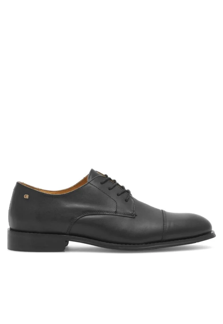 Pantofi barbati,  590558831256741, Piele naturala, Negru