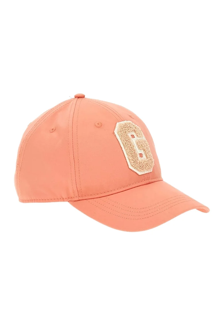 Sapca cu aplicatie din material terry, Coral