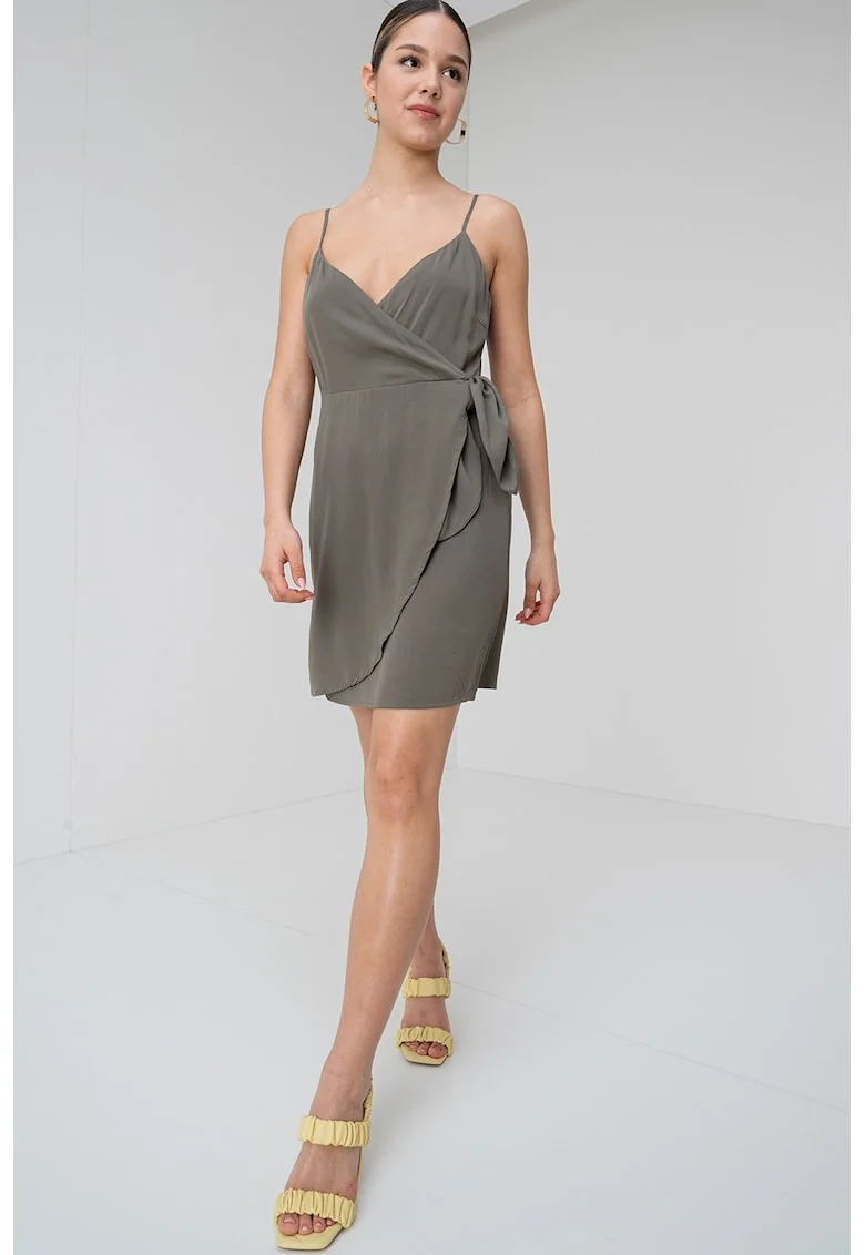 Rochie petrecuta mini Alma, Kaki pal