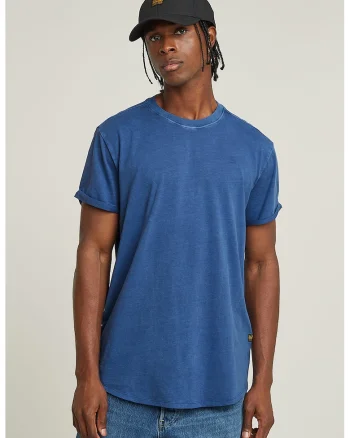Tricou relaxed-fit din bumbac organic, Albastru royal