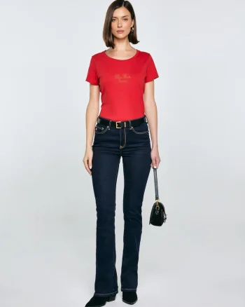 Tricou cu decolteu rotund Malvina 603
