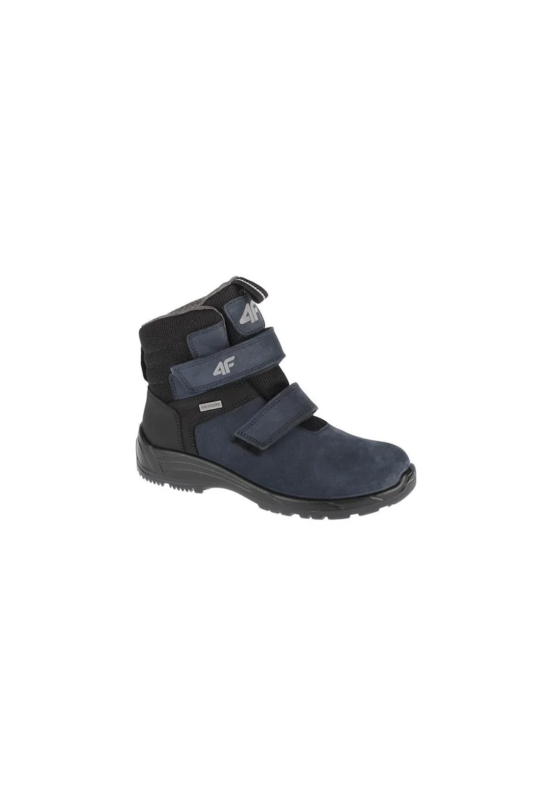 Ghete De Iarna Pentru Copii,  Junior Trek, Marime 33, Gri, Piele Nubuc Naturala, Membrana Neodry, Umplutura Artico Cu Blanita Sintetica, Glezna Inalta