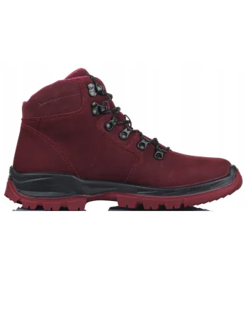 Pantofi de trekking sport femei  Obdh253 60S Maroon, Rosu/Gri