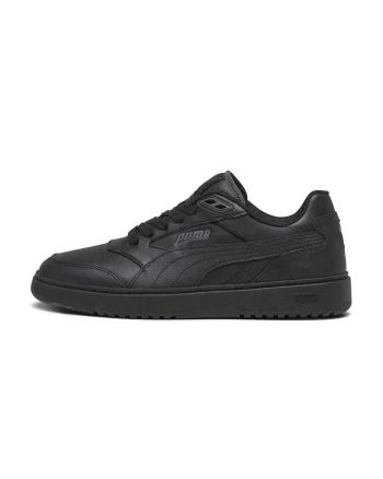 Pantofi sport cu detalii de piele Doublecourt, Negru