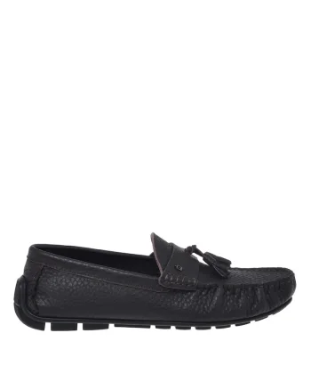 Pantofi loafer din piele cu canafi Tumble, Maro