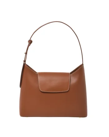 Geanta de piele eleganta, Maro, 25x28x8