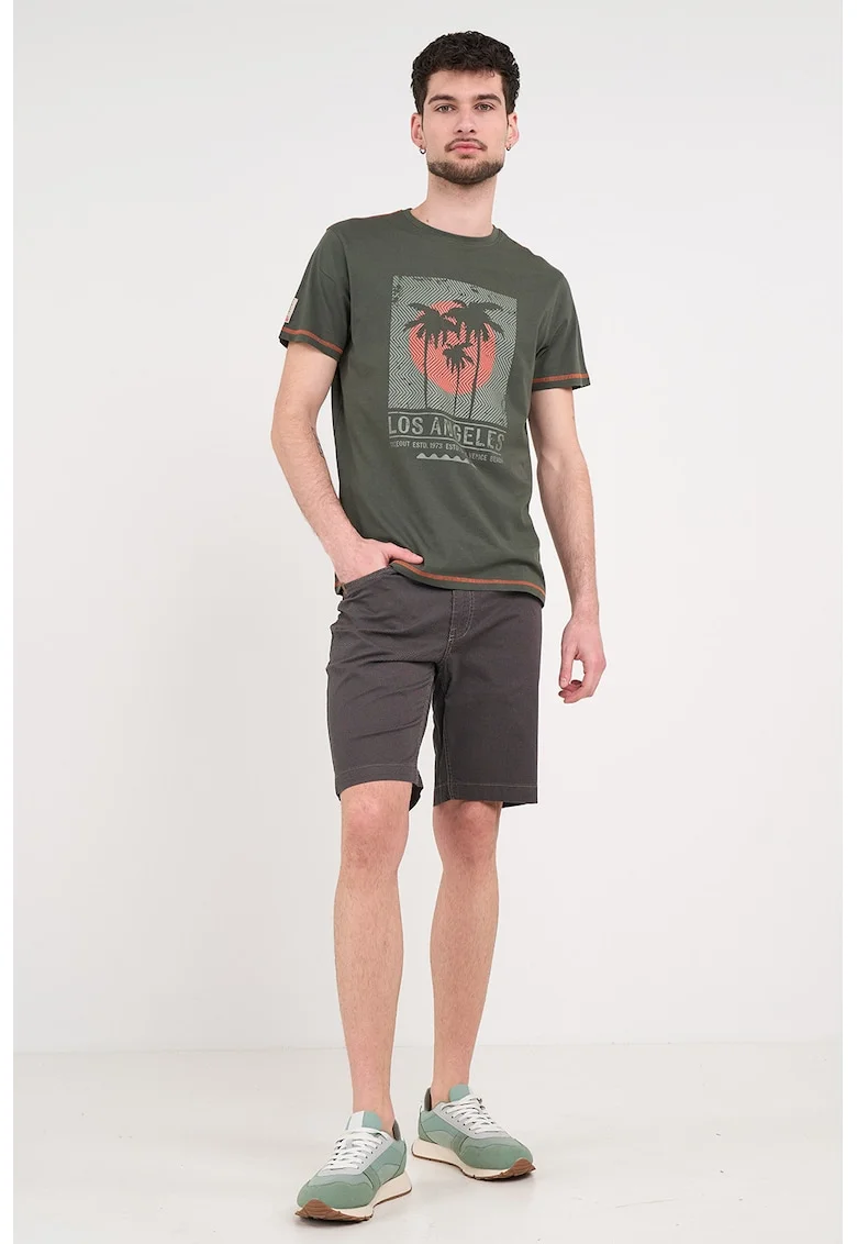 Pantaloni scurti cu 5 buzunare, Gri inchis
