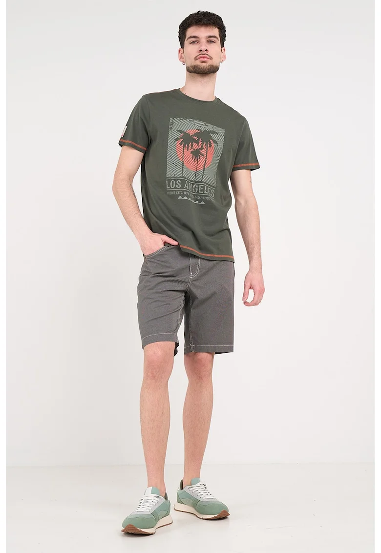 Pantaloni scurti cu 5 buzunare, Gri carbon