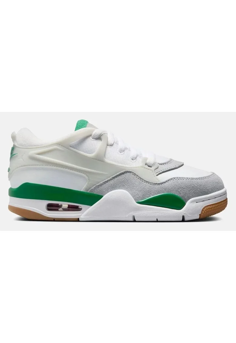 Pantofi sport cu insertii din piele intoarsa Air  Alb
