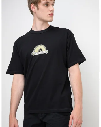 Tricou din bumbac Côte d'Azur, Negru