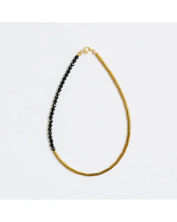 Bratara glezna, handmade, realizata din pietre semipretioase spinel si hematit, accesorii argint925