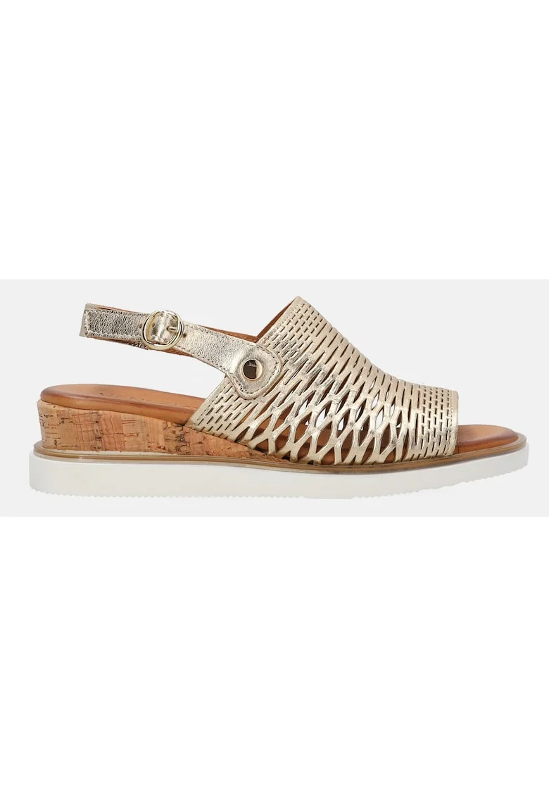 Sandale slingback cu platforma