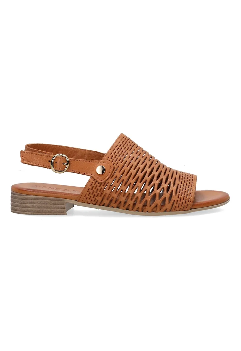 Sandale slingback cu talpa joasa