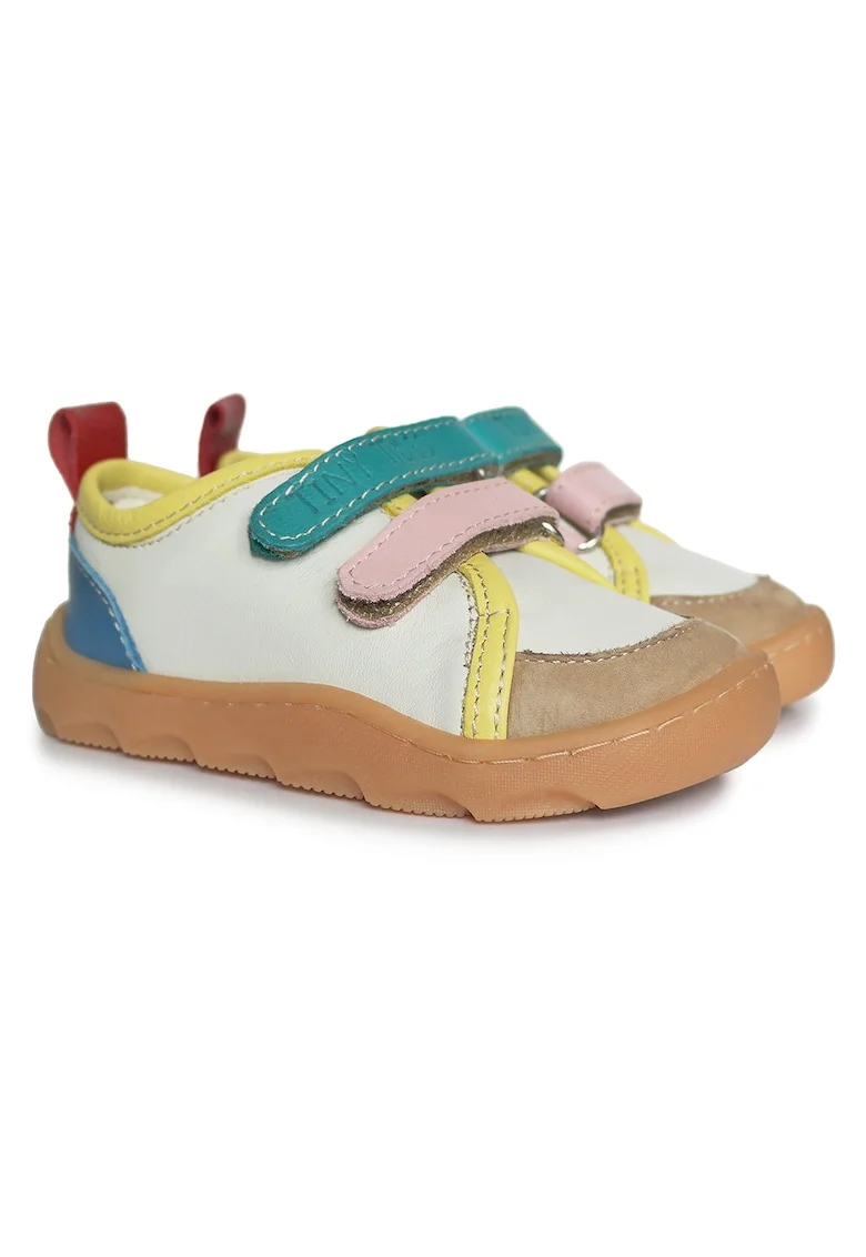 Tenisi barefoot din piele, Nibbo, Multicolor, Multicolor