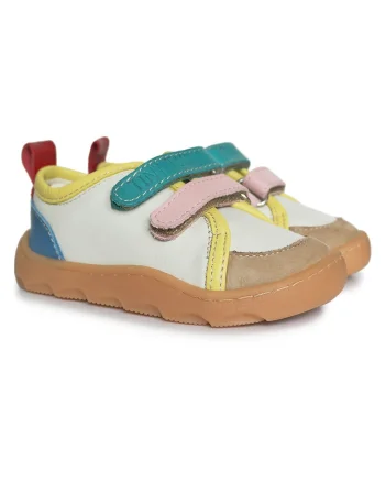 Tenisi barefoot din piele, Nibbo, Multicolor, Multicolor