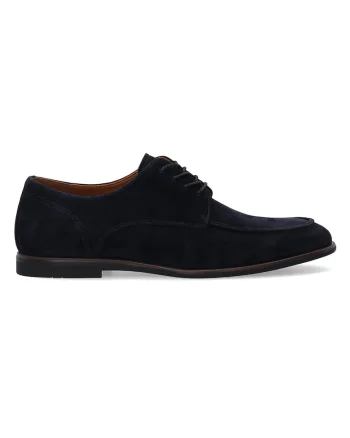 Pantofi derby din piele intoarsa,
