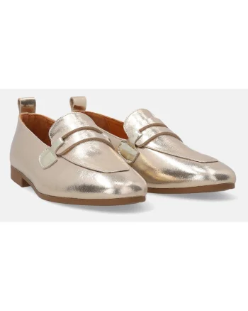Pantofi loafers cu varf rotund uni