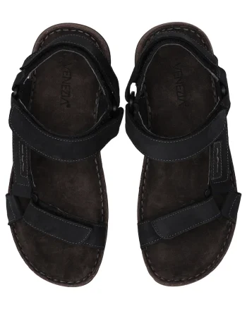 Sandale velcro din nabuc