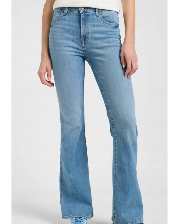 Blugi dama  Breese, skinny, albastru deschis, denim elastic, bumbac/poliester/elastan,