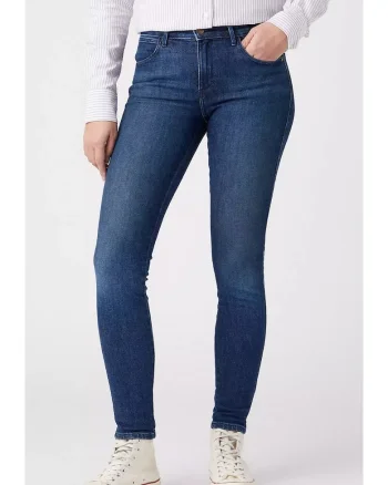 Blugi dama,  Skinny, bleumarin, bumbac/elastan