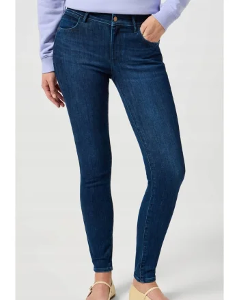 Blugi skinny dama  Albastru, bumbac/poliester/elastan