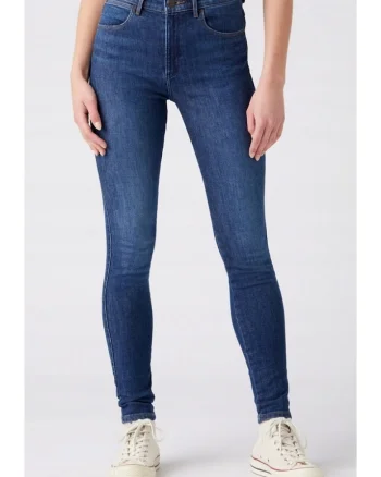 Blugi dama  Skinny, bleumarin, poliester/elastan
