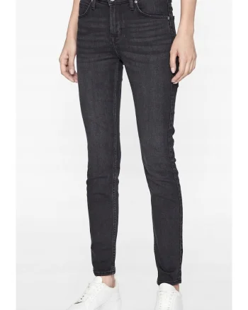 Blugi dama  Scarlett High, skinny, negru, foarte elastici, din colectia Premium Quality,