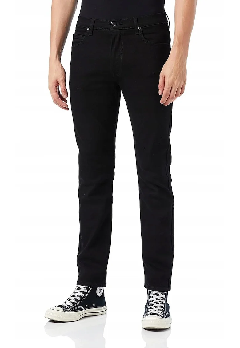 Blugi barbati,  RIDER SLIM, slim fit, negru, bumbac, Negru