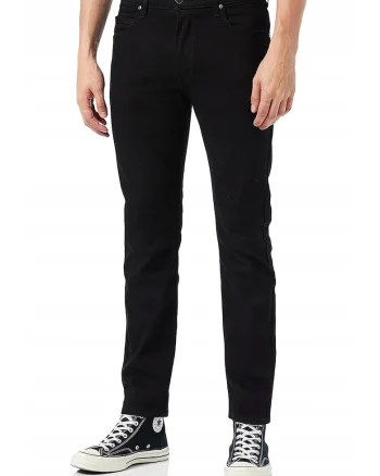 Blugi barbati,  RIDER SLIM, slim fit, negru, bumbac, Negru