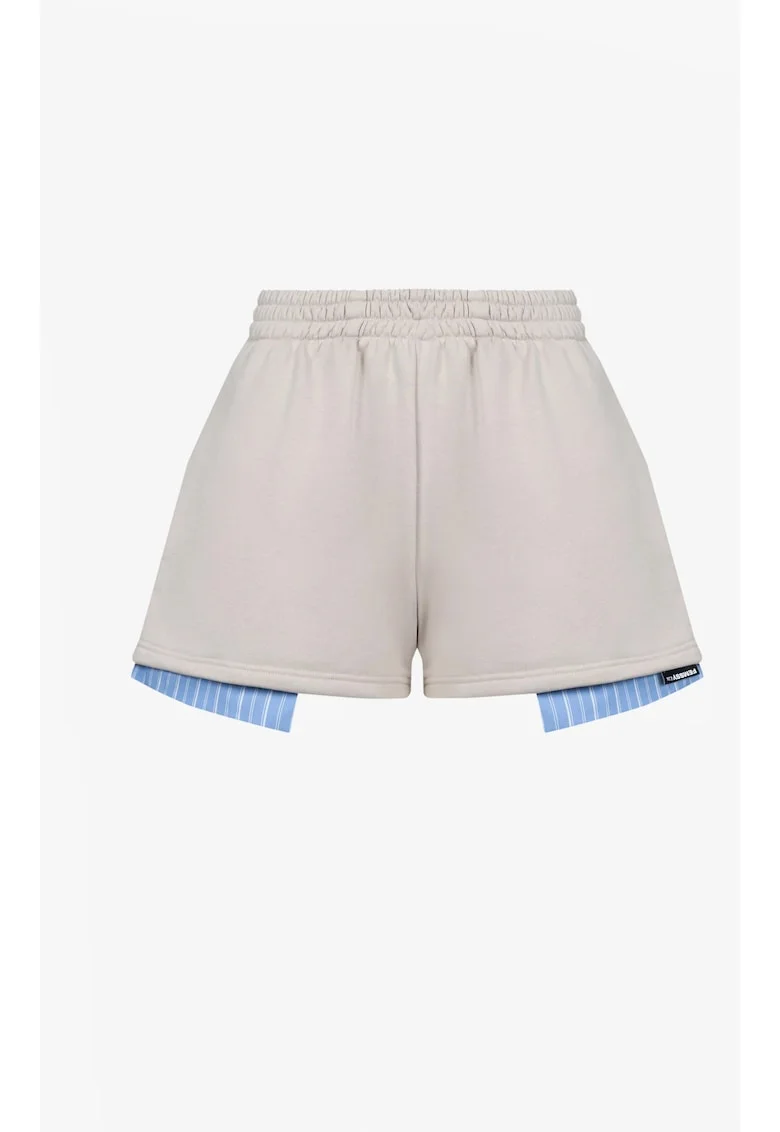 Pantaloni scurti uni, Bej