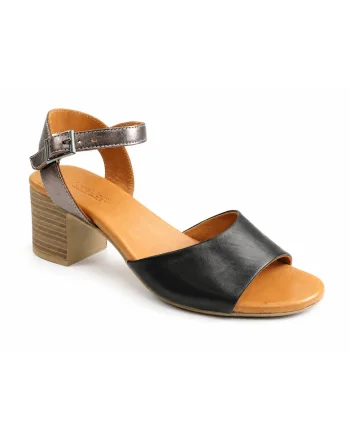 Sandale dama piele naturala D58 3036, Negru